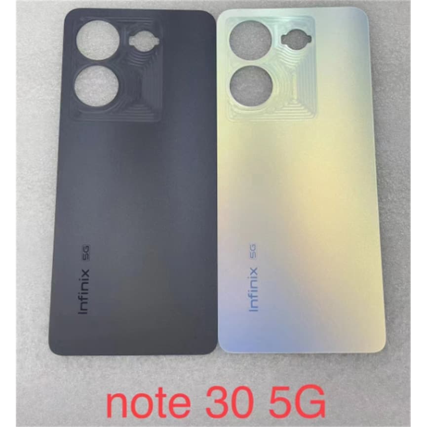 Para Infinix Nota 30 5G X6711 Tampa Traseira Da Bateria De Vidro Peças De Reparo Caixa