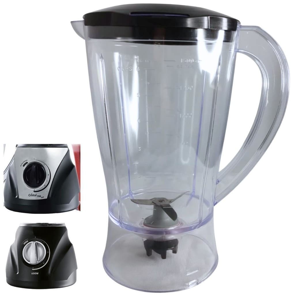 COPO ACRÍLICO COMPATÍVEL COM LIQUIDIFICADOR DIAMANTE V / BLACK FILTER