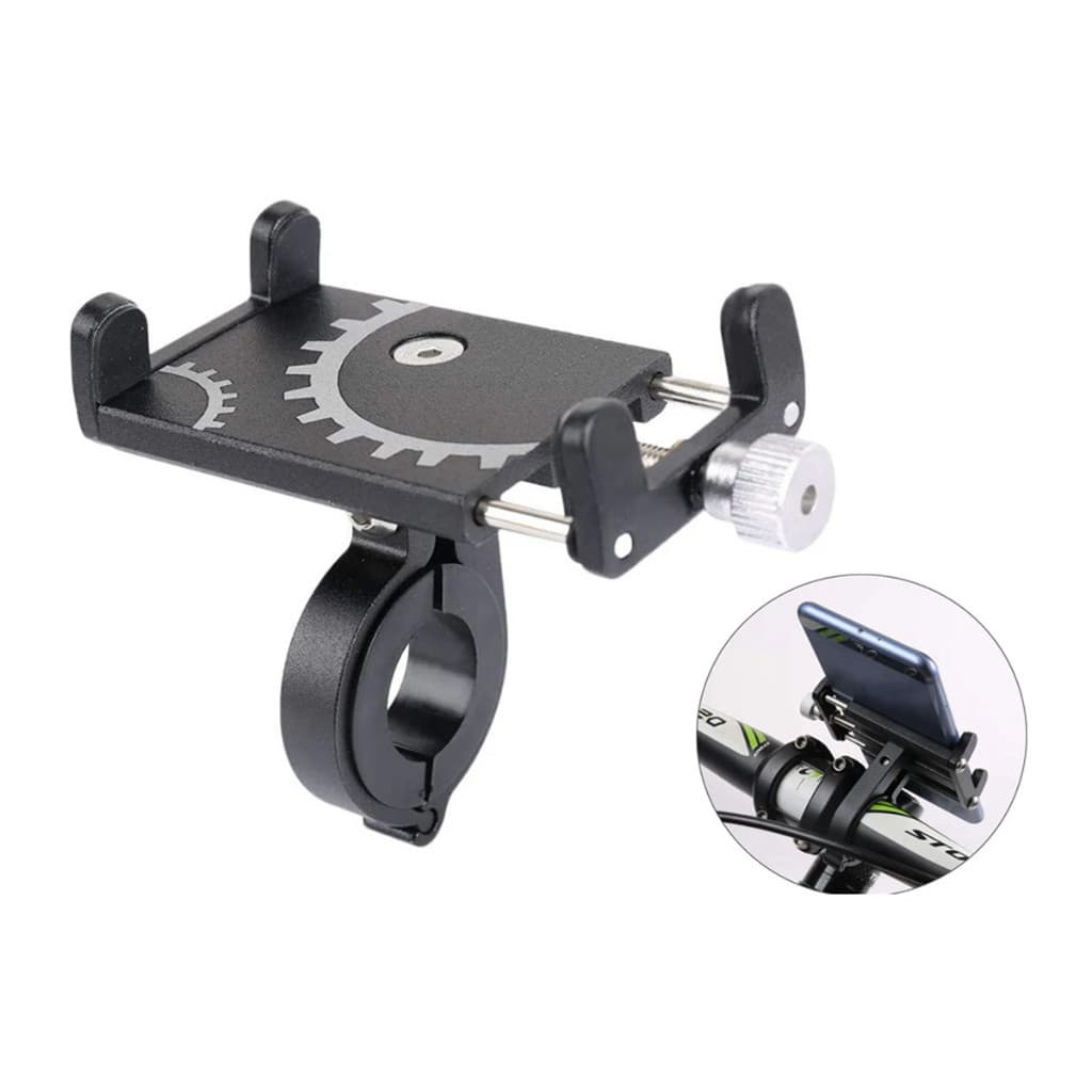 Suporte Aluminio De Celular GPS Bike Bicicleta E Moto Aluminio