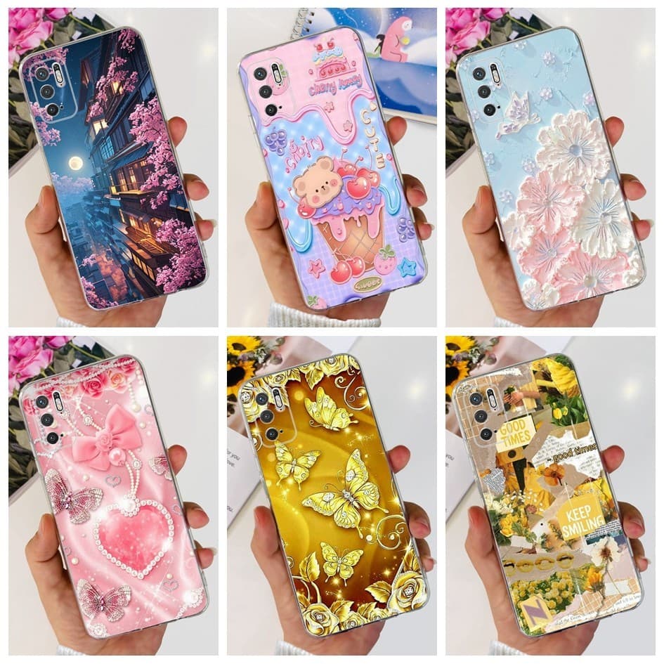 Para Xiaomi Poco M3 M3 Pro 5G Carcaça Nova Capa Macia De Silicone À Prova De Choque M 3 PocoM3 Bumper