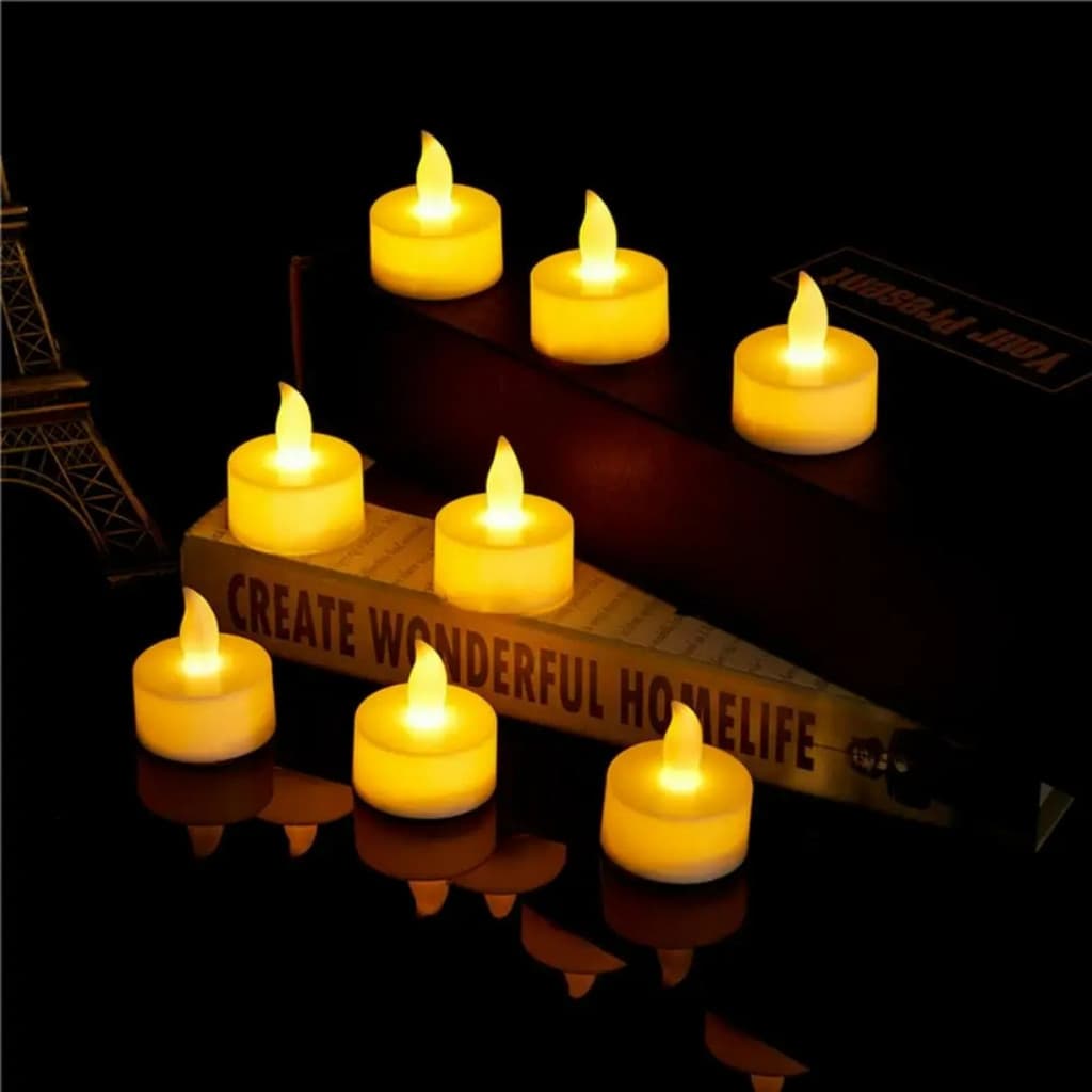 Versatilidade em Miniatura Kit 4 Velas LED Artificial Brilho Duradouro