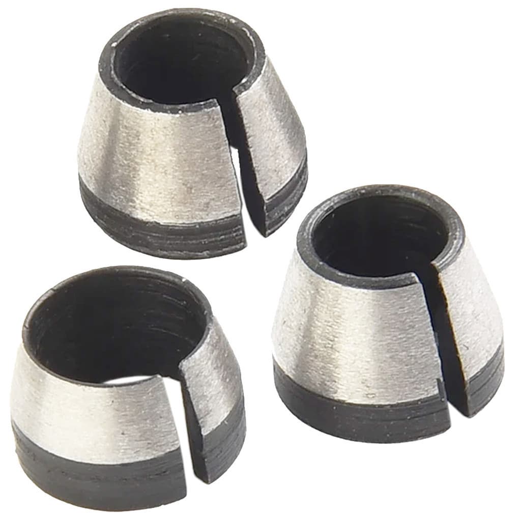 Jogo com 3 Pinças 6mm 1/4 e 8mm para Tupias Laminadoras