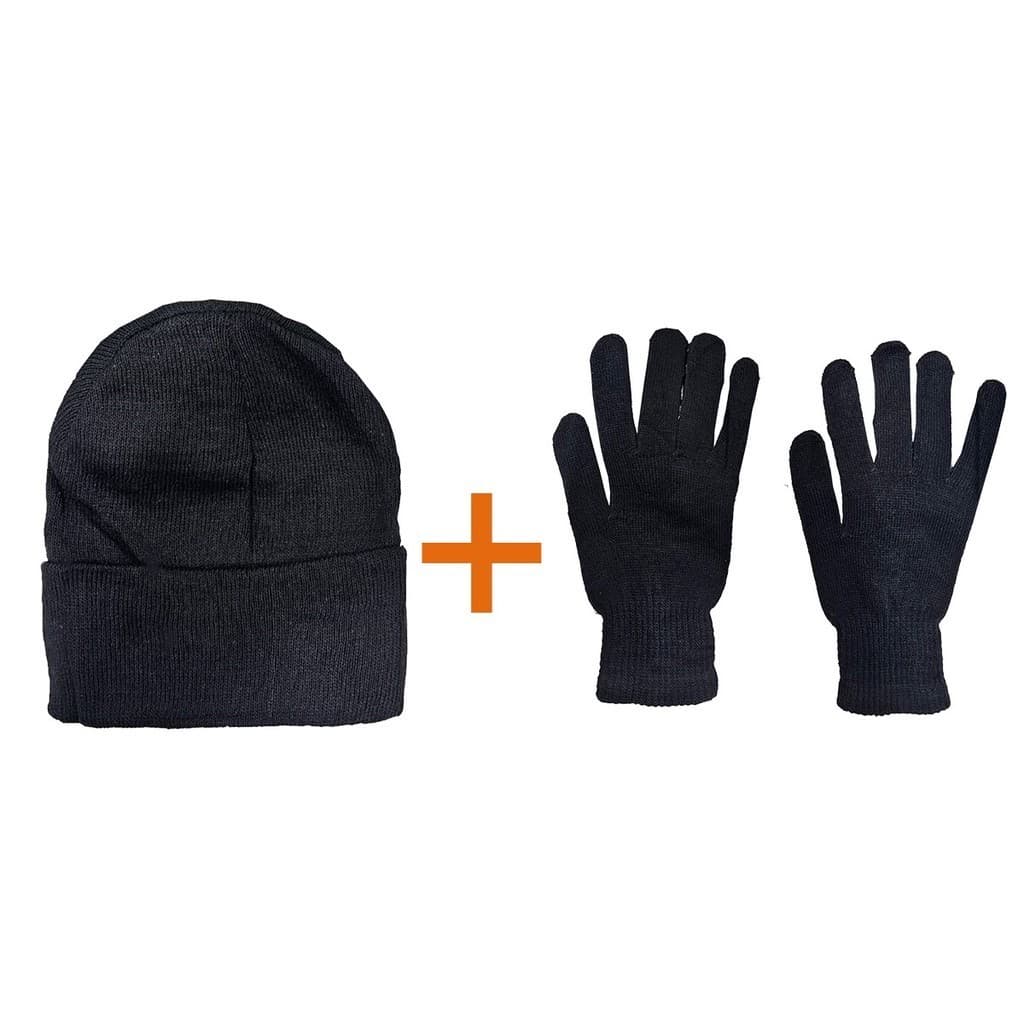 Kit  Luvas e Touca Inverno Para Frio Quentinho Denlex