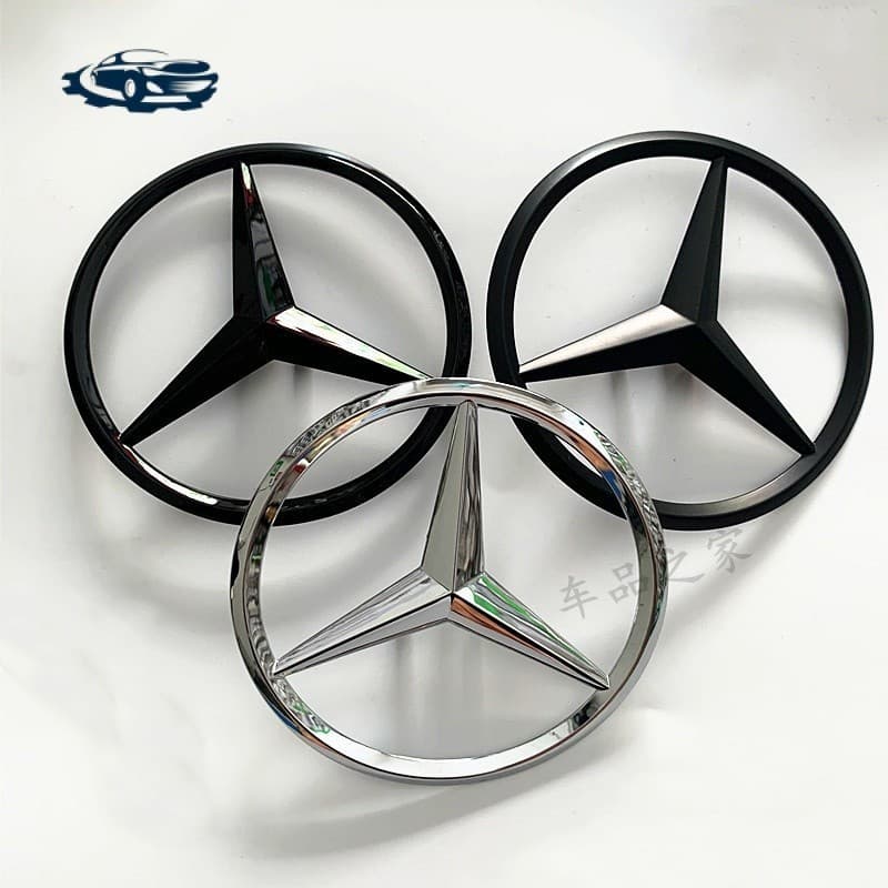 90mm 3M Adesivo Para Mercedes-Benz Chrome Star Logo Emblema 2024