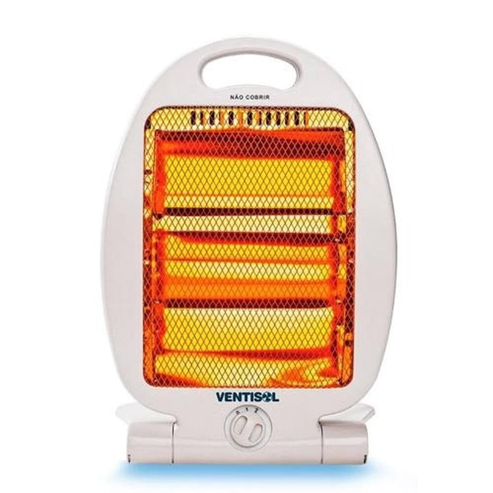 Aquecedor Elétrico Quartzo Portátil Branco Ventisol