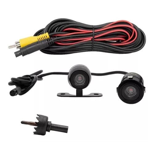 Camera Ré Visão Noturna Borboleta Colorida Automotiva Aikon