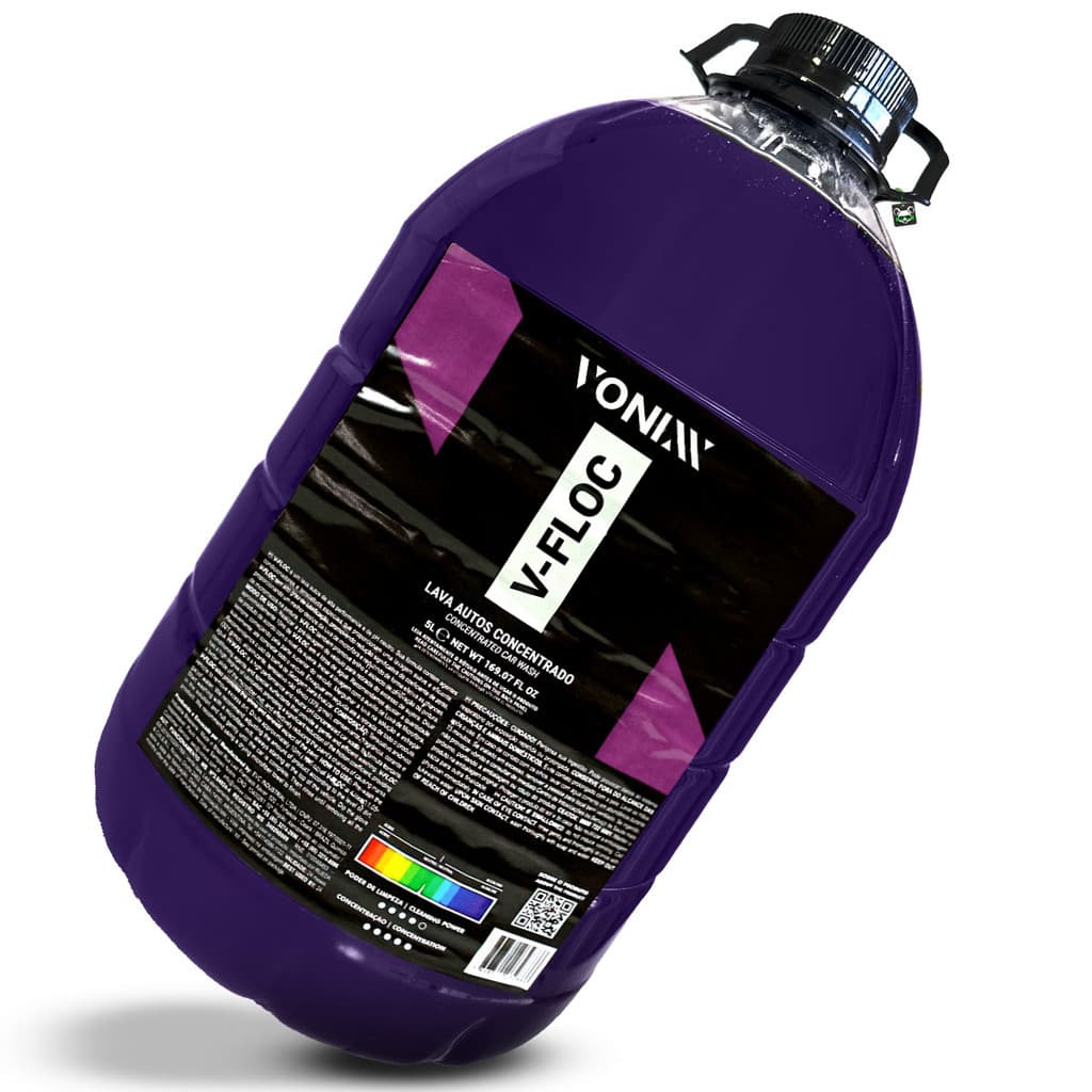 Shampoo Automotivo Neutro Super Concentrado V-floc 5L Vonixx