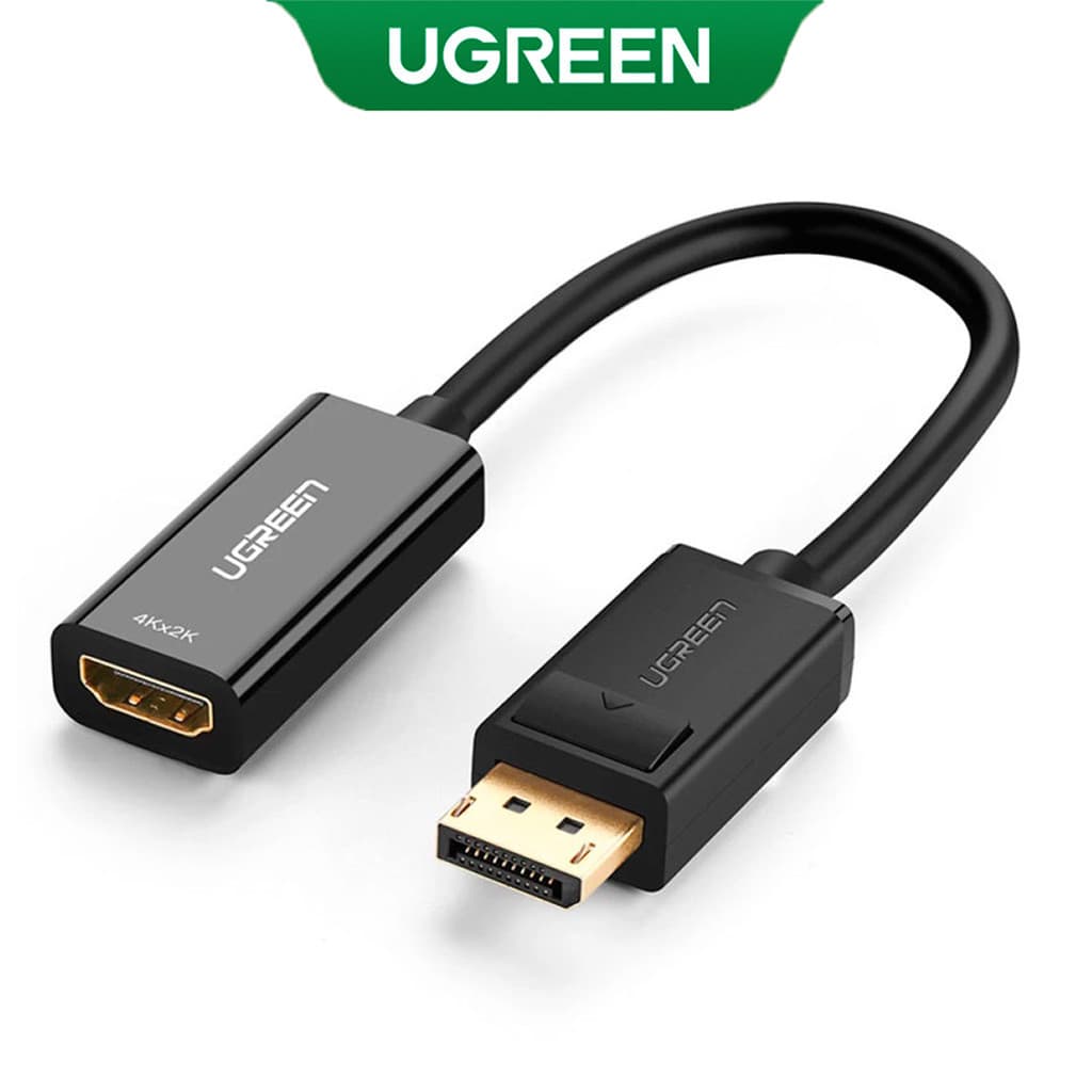 UGREEN Adaptador DisplayPort para Hdmi 4k Fêmea Preto