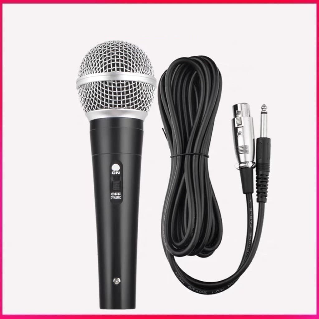 Microfone Profissional M58 cardióide com Cabo P10 3M