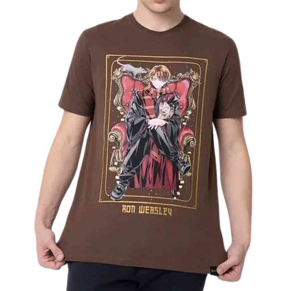 Camiseta Piticas - Harry Potter HP Rony Anime Grifinória