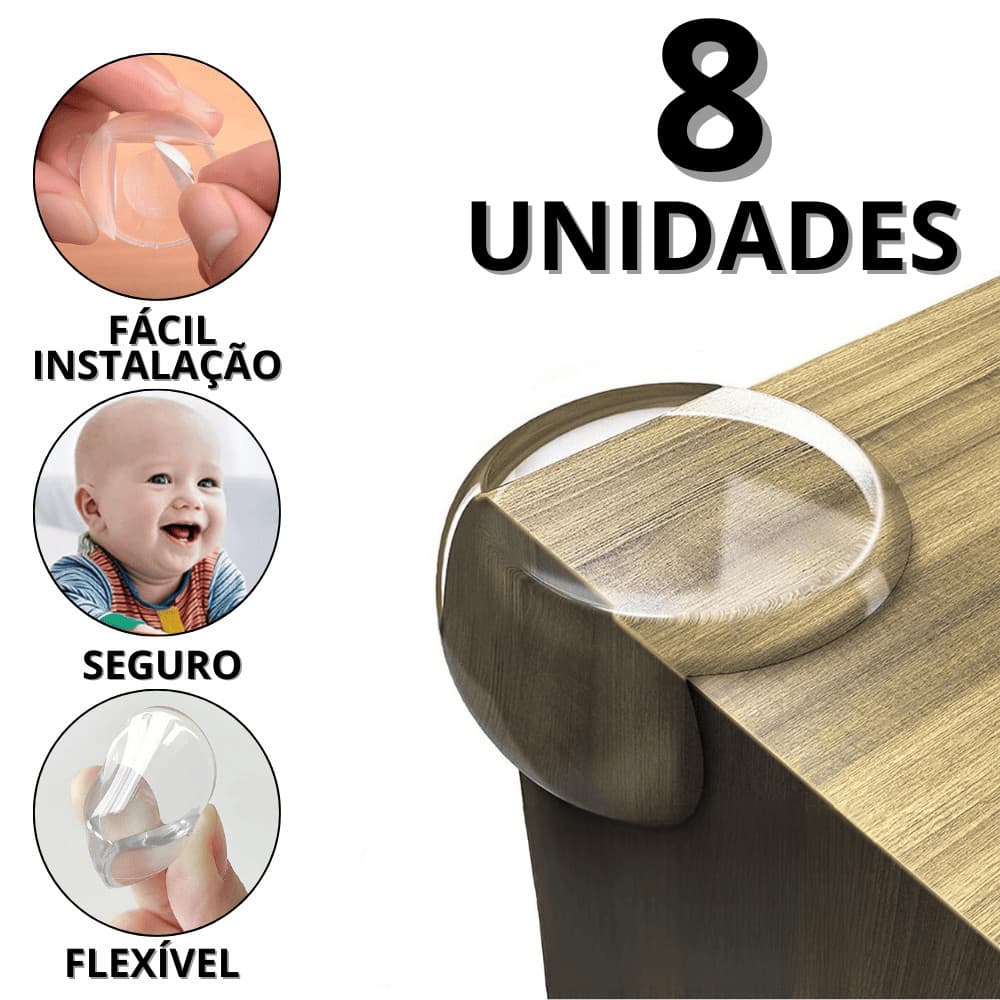 Protetor De Canto De mesa De Vidro Proteção De Quina De Silicone Protetores De Quinas Segurança