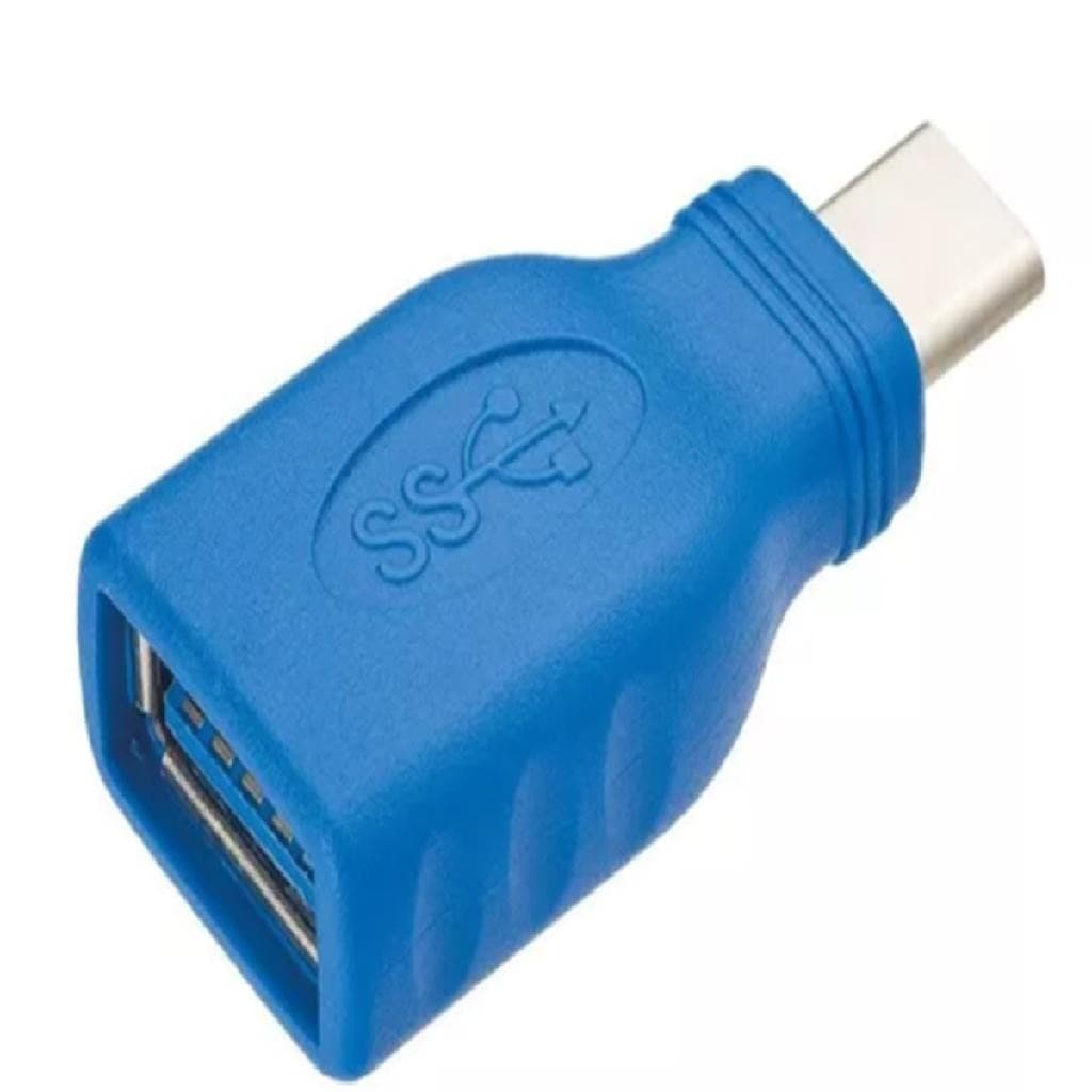 ADAPTADOR USB TIPO C 3.0 MACHO / USB FÊMEA OTG - KIT 10PÇS