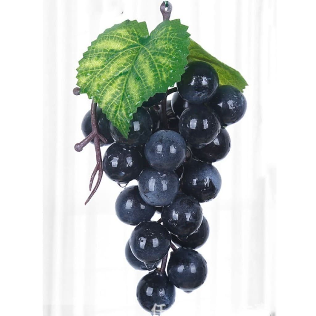 Frutas Artificiais Textura Realista Decorativas Realista Tamanho Natural Uva 1 Cacho