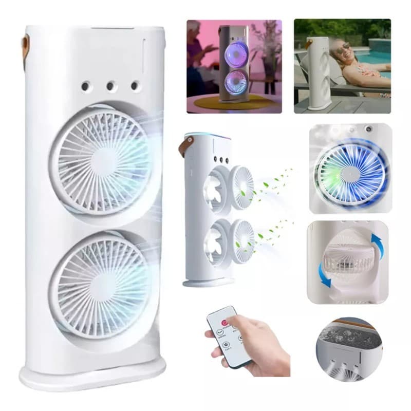 Ventilador umidificador com controle