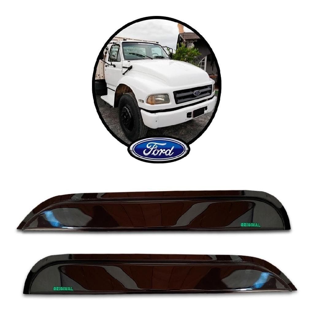 Calha Chuva Caminhão Ford F12000 F14000 Até 1998 Sapão