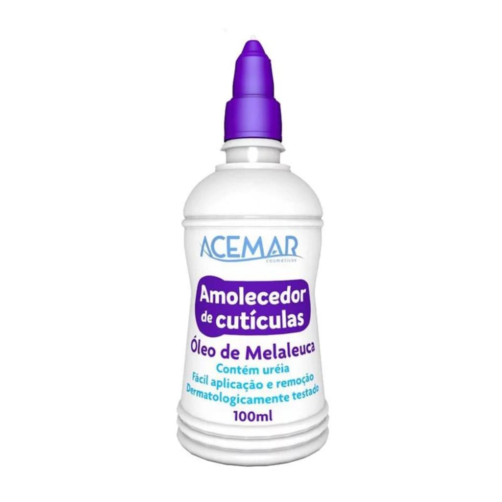 Amolecedor de Cúticulas de Melaleuca 100ml Acemar | Hidrata e Facilita a Remoção