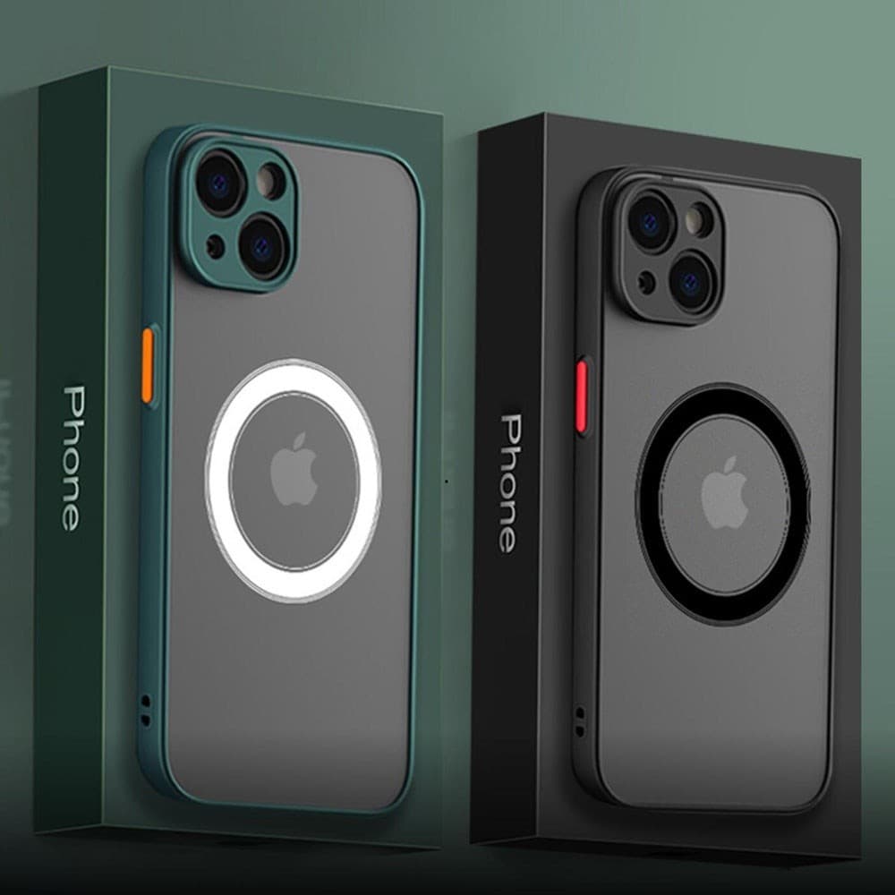 Capas Magnéticas De Carregamento Sem Fio Para iPhone 15 14 13 12 11 Pro Max Mini XS 7 8 Plus XR 14