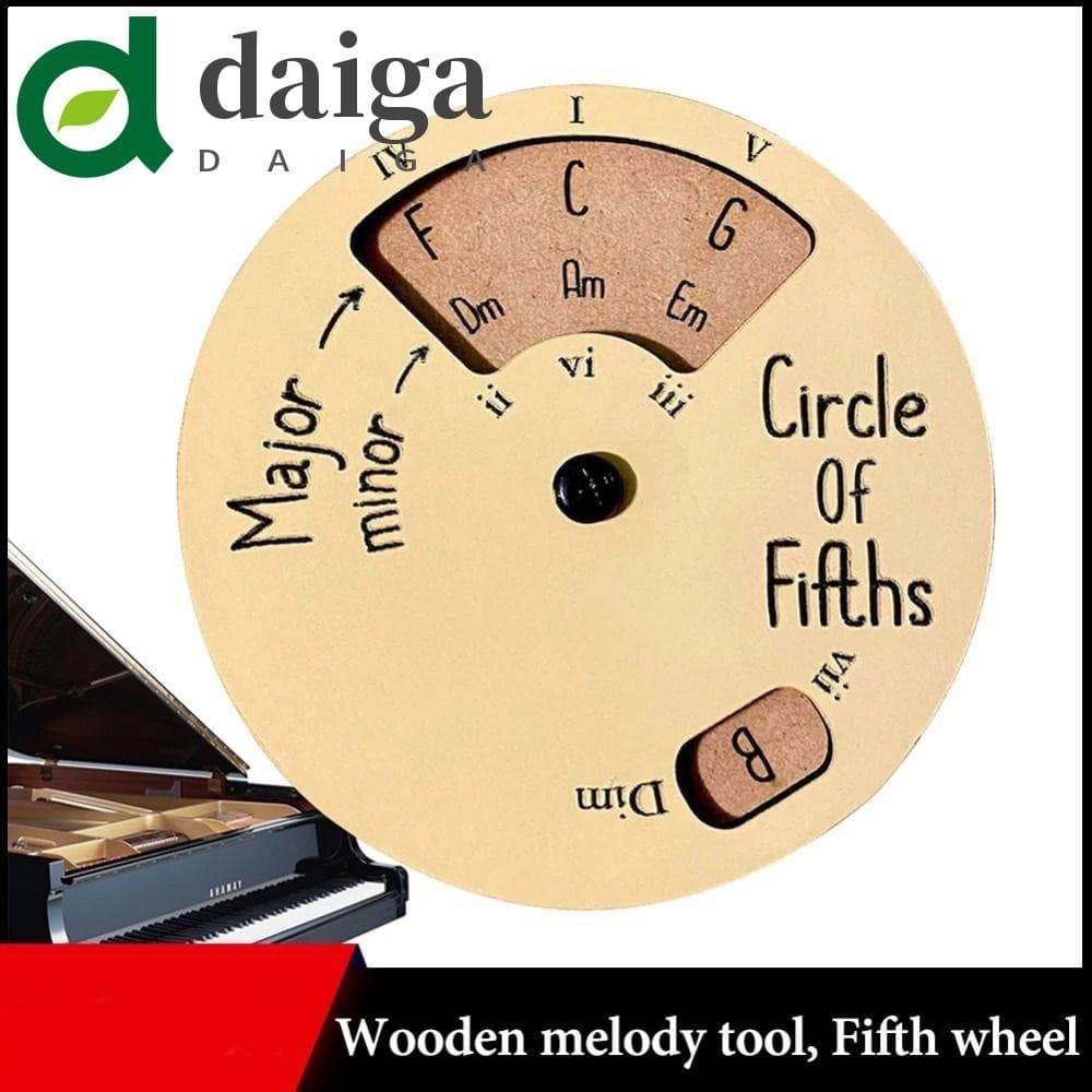 Ferramenta De Melodia DAIGA , Círculo De Roda Redonda De Quintas De Acordes De Guitarra ,