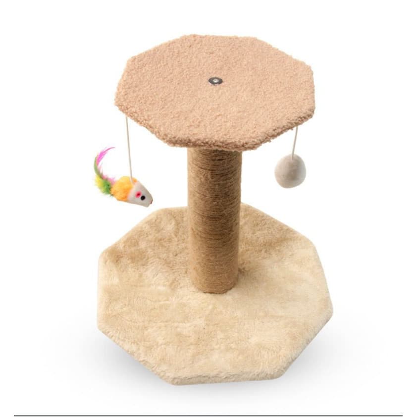 Arranhador Para Gatos Poste Com Brinquedo Gato Duplo Exclusivo