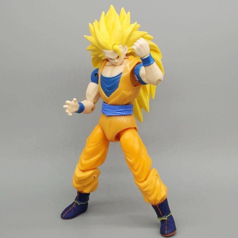 Super Saiyan 3 Articulado Dragon Ball SHF Goku Figura De Ação Bonco DragonBall Vegeta Gogeta