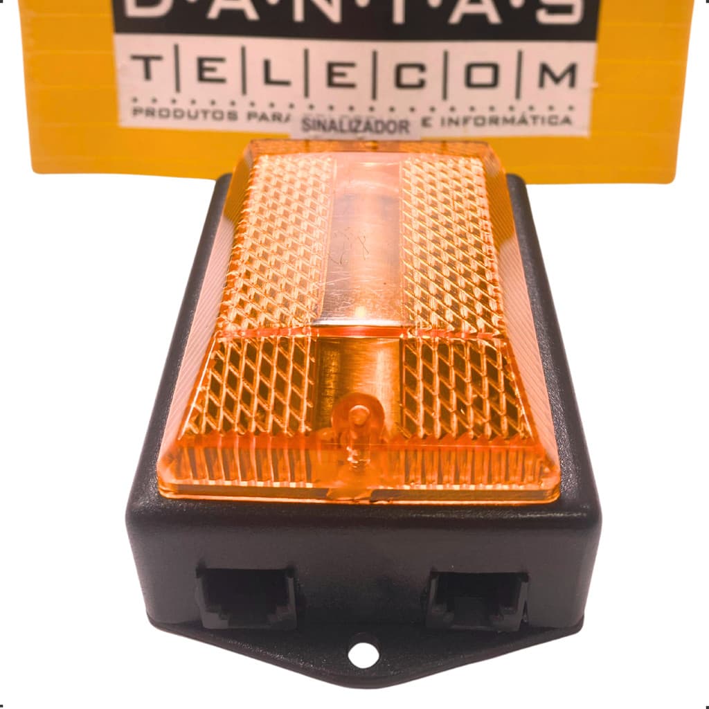 Sinalizador De Chamada Telefônica Com Led Laranja Sem Som