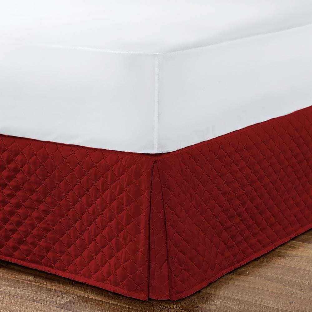 Saia Box Matelada Protetor Para Box Cama Solteiro/Casal/Queen/King Ultrassonica Sofisticada 1 Peça