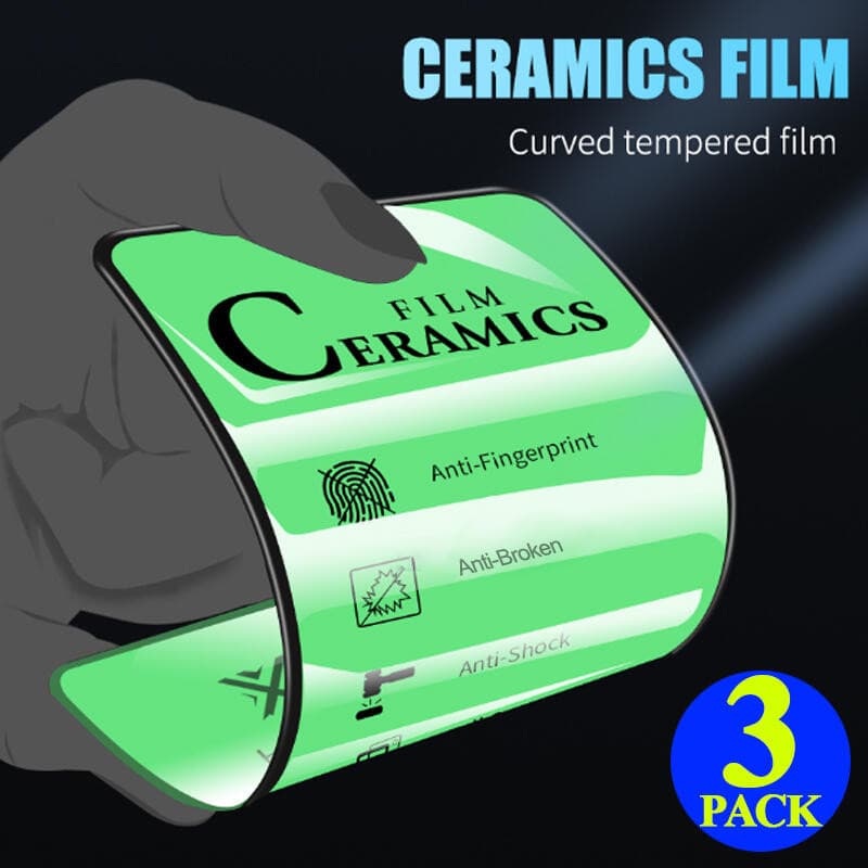 1/2/3 Pcs Soft HD Filme Cerâmico Transparente Para iPhone 17 16 15 14 13 12 11 Pro Max Plus Protetor De Tela De Cobertur