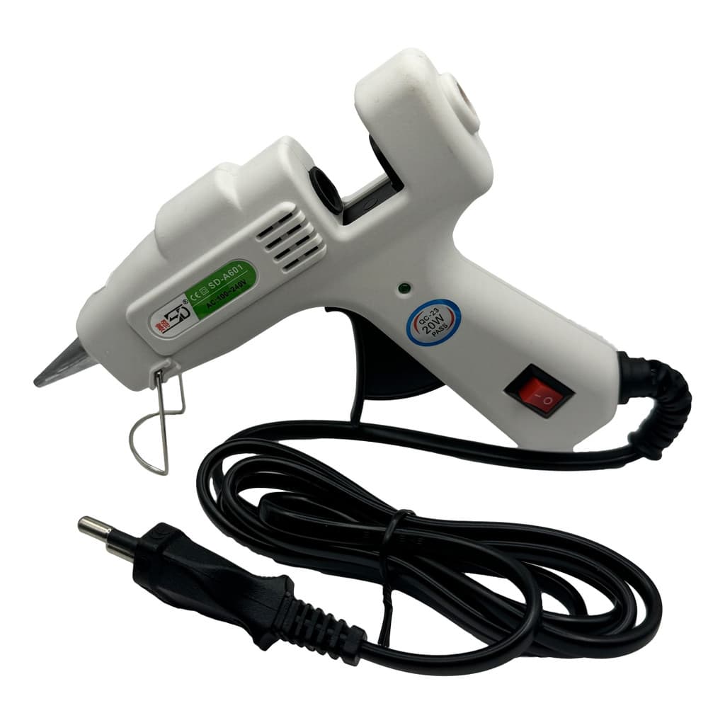 Pistola De Cola Quente Bivolt 100v-240v C/ Botão Liga/desliga