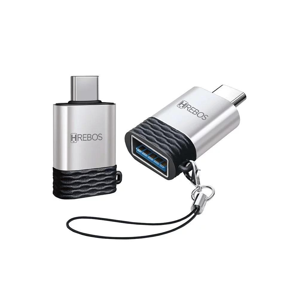 ADAPTADOR OTG HREBOS HS-222 USB-C / USB-A F