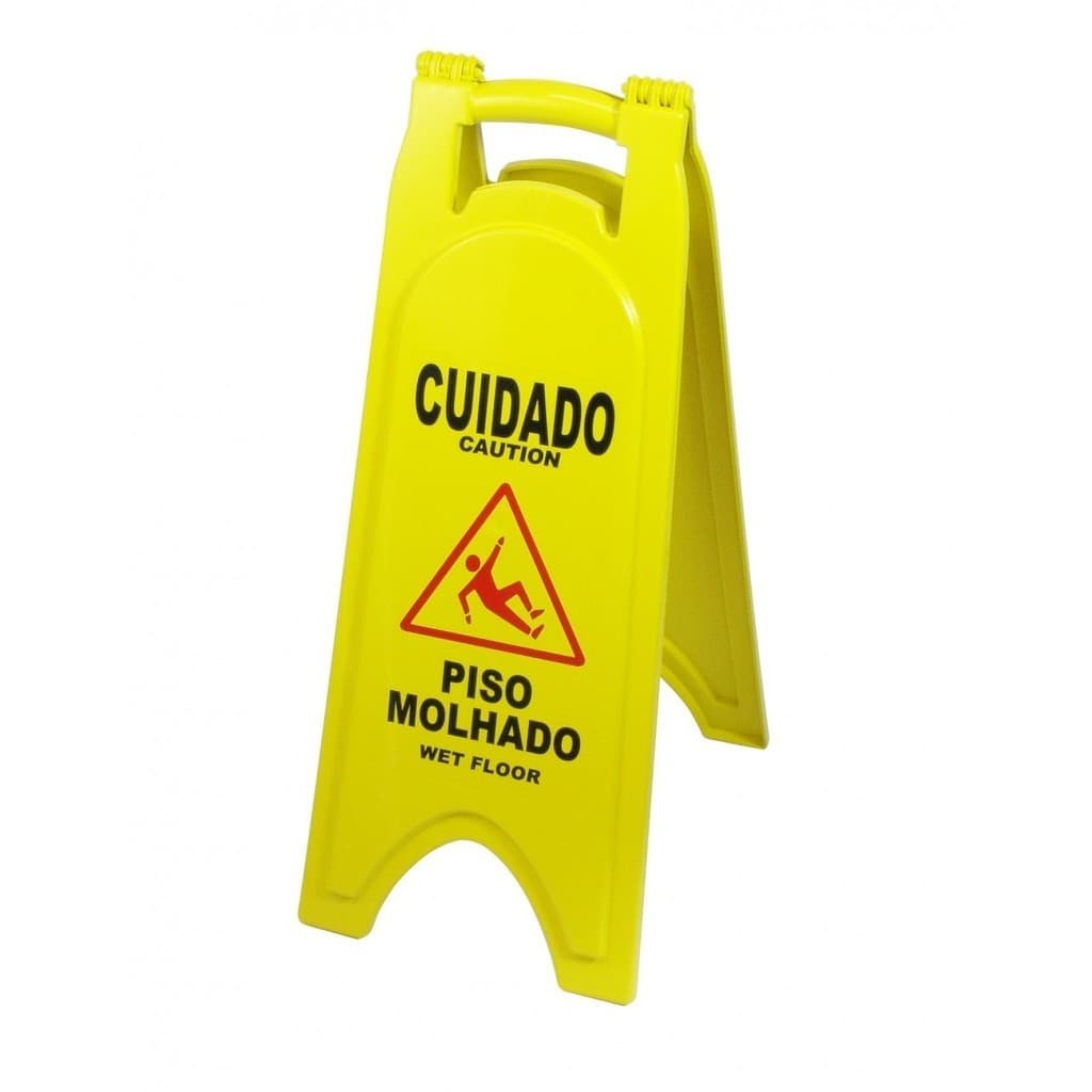 PLACA SINALIZADORA PISO MOLHADO