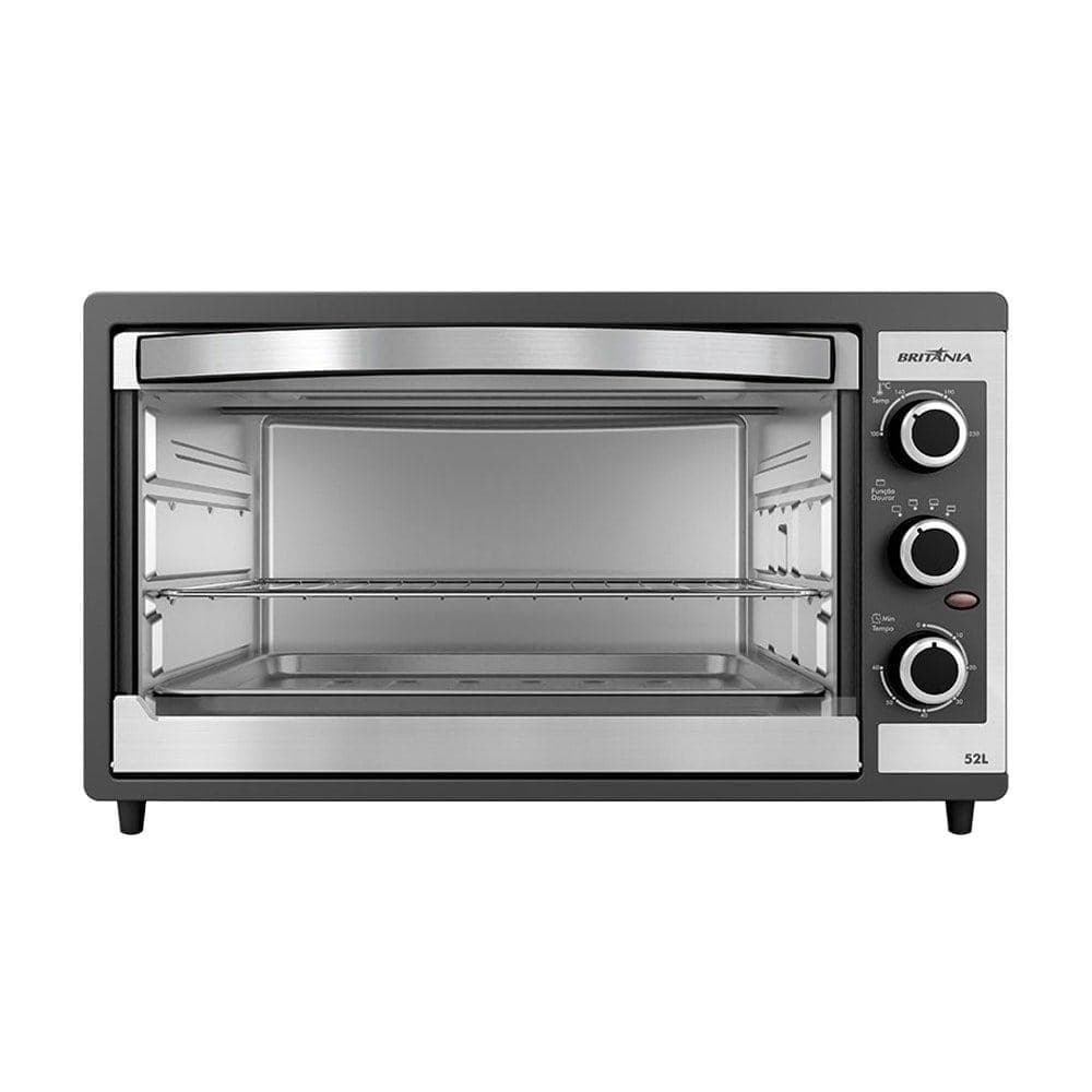 Forno Elétrico de Bancada Britânia 52 Litros BFE55P | Dupla Resistência