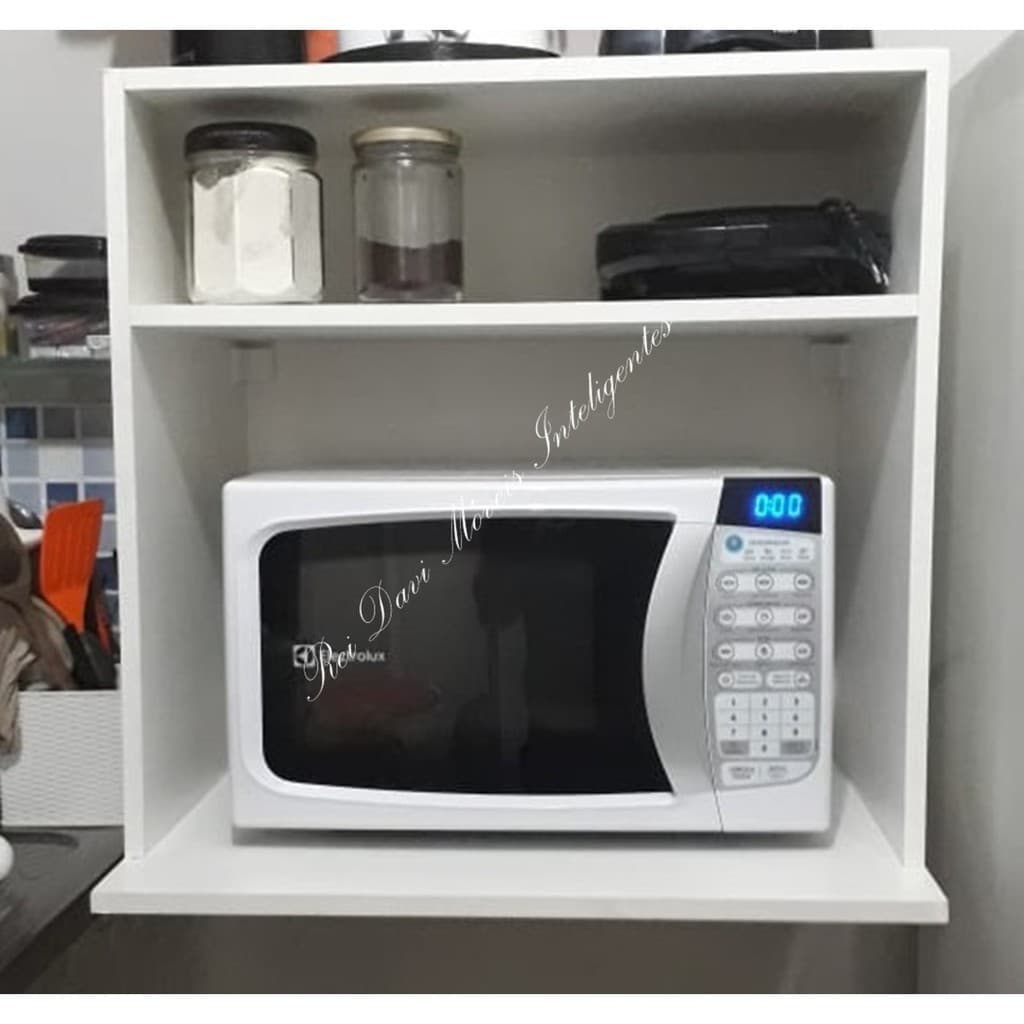 Suporte Para Microondas Com Nicho 100% Mdf