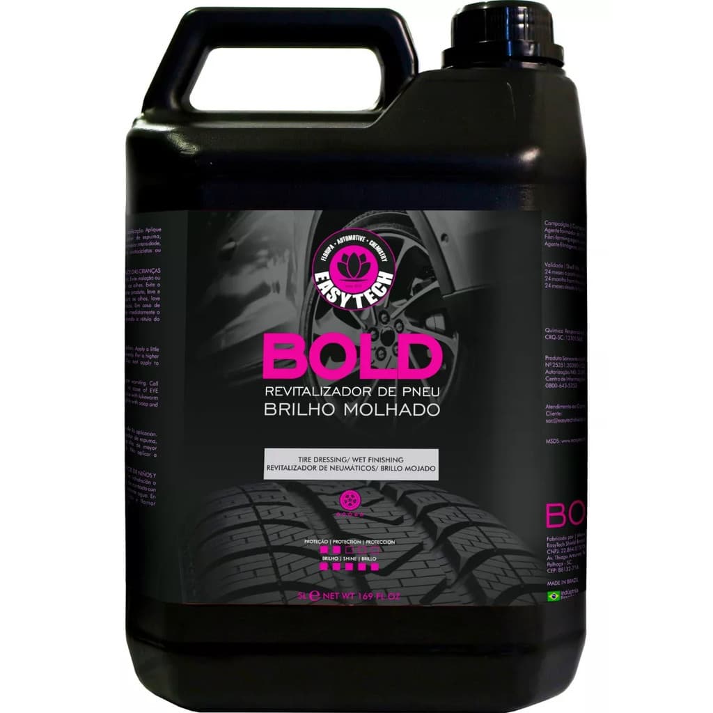 Bold Pretinho Condicionador De Pneus Easytech 5l Preteador
