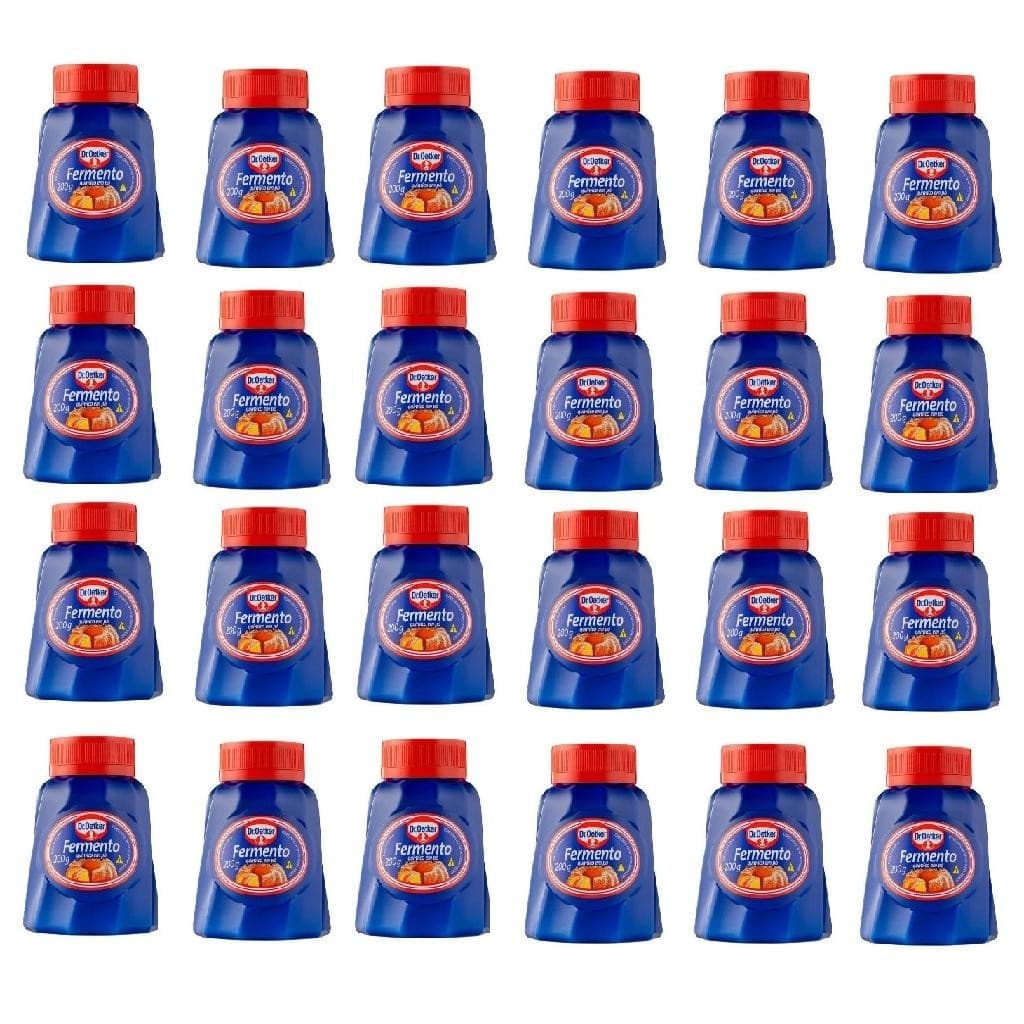 Kit/24 un Fermento em Pó Químico 200g - Dr Oetker