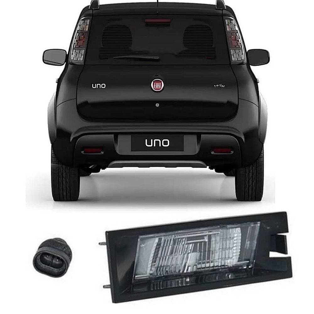 Lanterna de Placa Novo Uno/Palio/Mobi c/Soquete