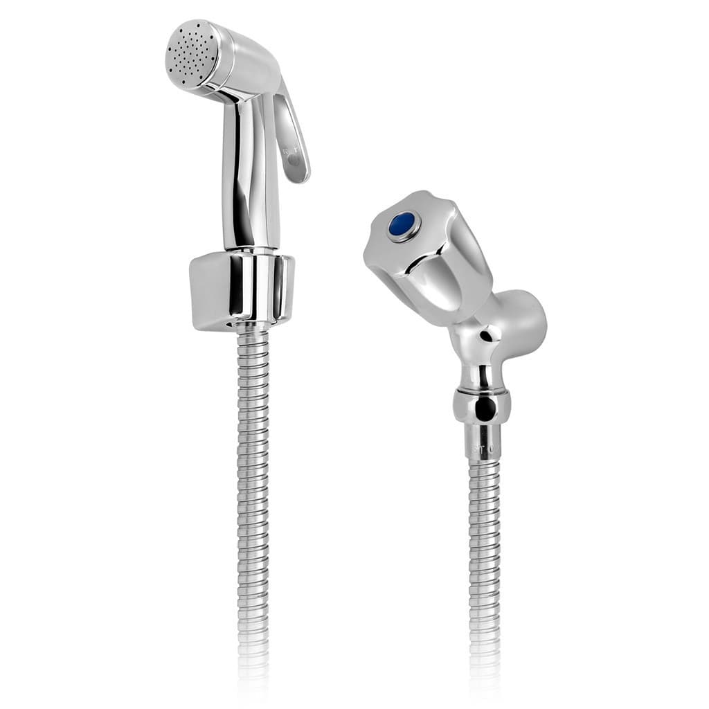 Ducha Higiênica P/ Banheiro Cromado Registro Metal Completo