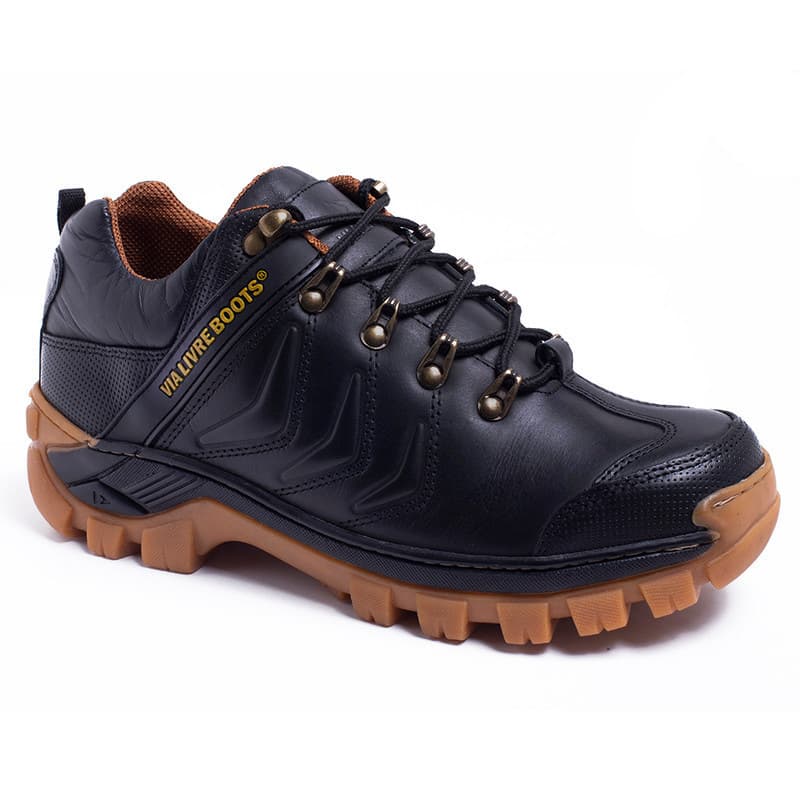 Tênis Masculino San Diego Adventure Preto Via Livre Casual