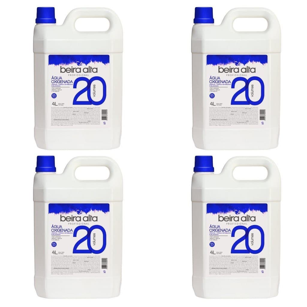 KIT ÁGUA OXIGENADA BEIRA ALTA 20 VOLUMES 4L C/4
