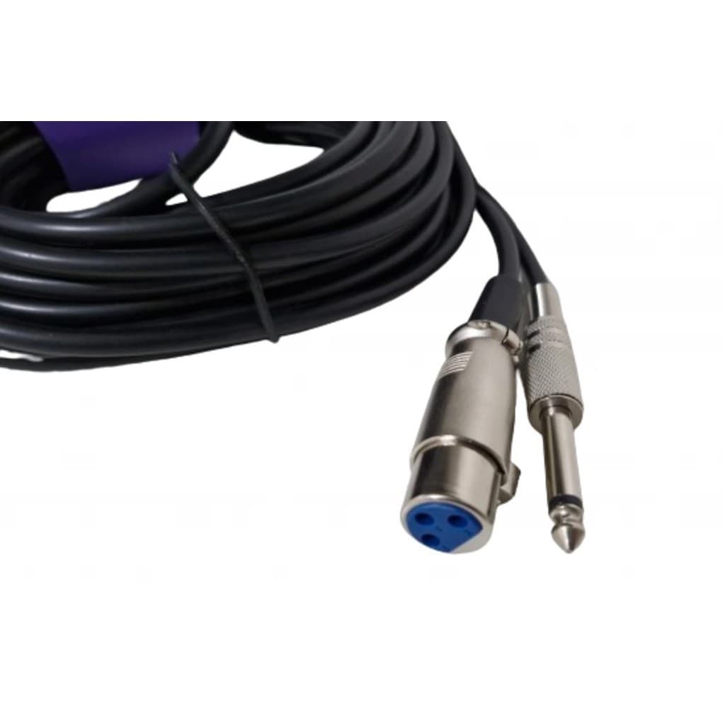 Cabo Para Microfone Profissional 10 Metros Xlr Para P10