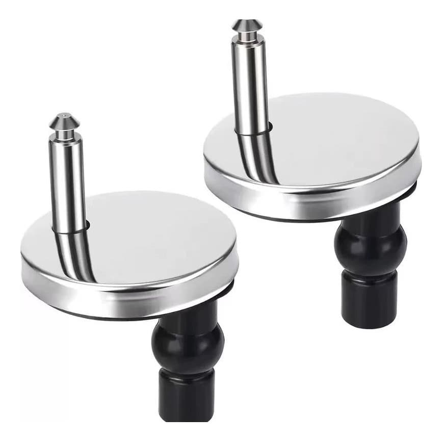 Kit Montagem Tampa De Vaso: Dobradiças E Parafusos Inox