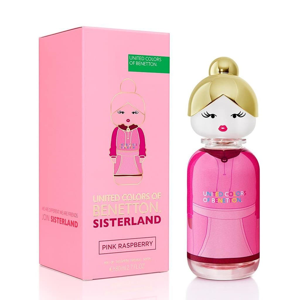 Pink Raspberry Sisterland United Colors of Benetton Perfume Feminino Eau de Toilette