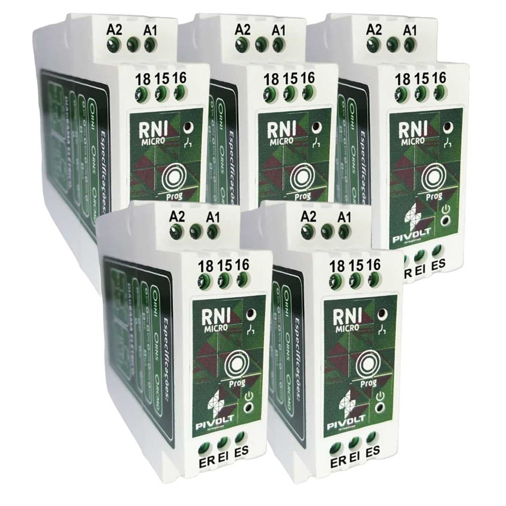 Kit 5 Relés De Nível Inferior Micro Inteligente (RNI MICRO) Pivolt