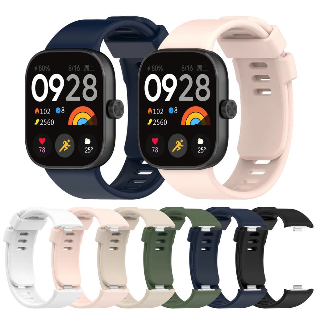 Pulseira de Silicone para Para Xiaomi Band 10 9 Pro / 8 Pro , Redmi Watch 4 / 5 / 6