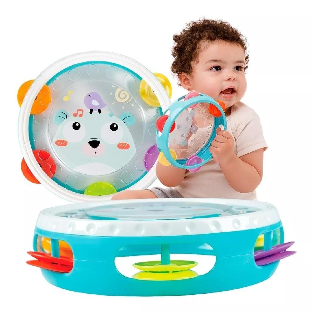 Instrumento Musical Infantil Meu Primeiro Pandeiro Bebê