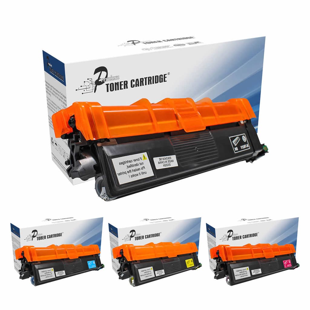 Kit 4 Cores Toner Compatível TN219 Premium p/ L3760cdw HL-L3280cdw MFC-L3720cdw DCPL3560cdw L3780cdw