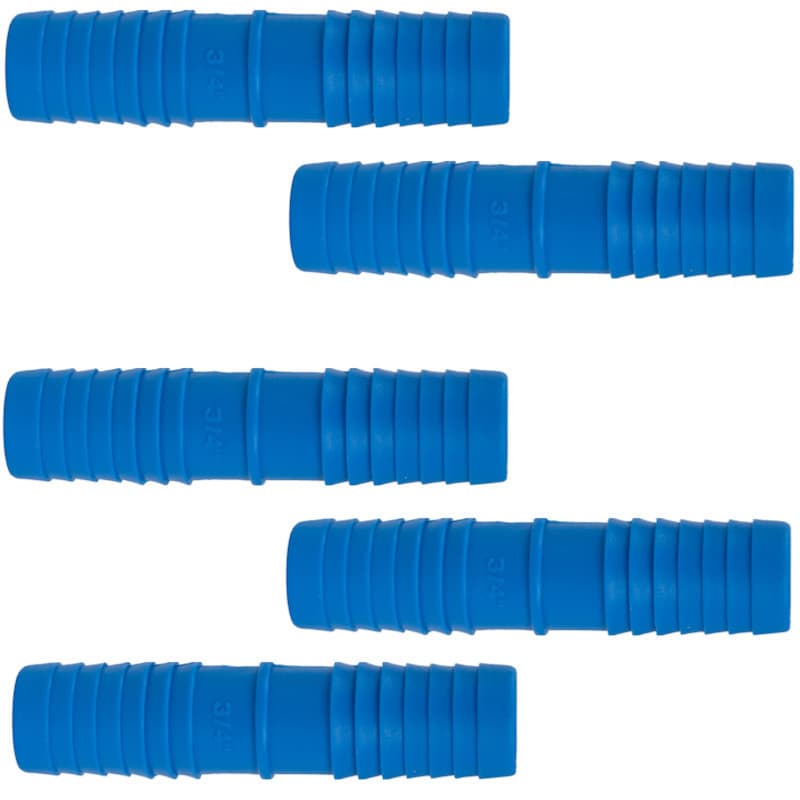 União Emenda Mangueira 3/4 Interna Irrigação Forte Azul 5 PC