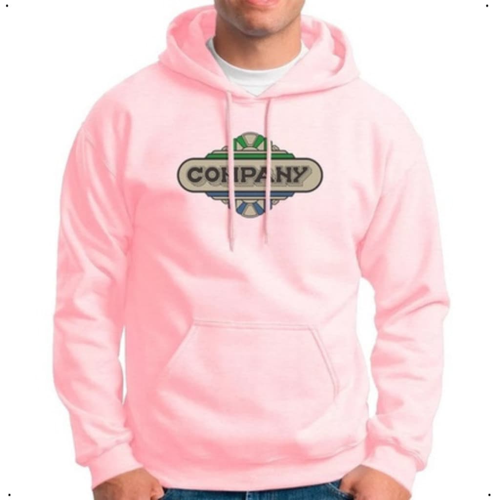 Moletom Company Modelo Rosa Blusa de Frio Inverno Promoção Cordão Ajustável Com Capuz