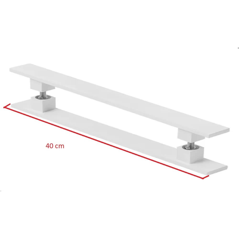 PUXADOR SCABELLO VERONA 40X10 40CM - BRANCO