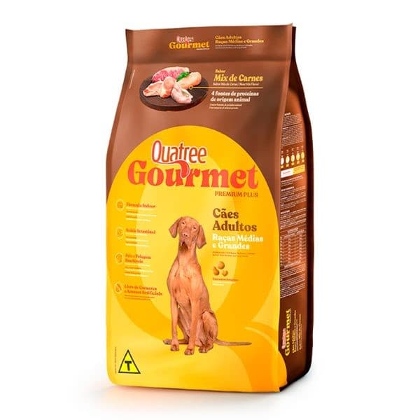 QUATREE GOURMET ADULTOS RMG SEM CORANTES 15KG