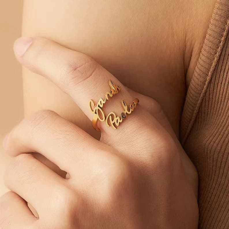 Anel De Aço Inoxidável , Aberto Personalizado
